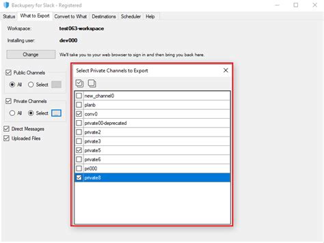 slack backup tool.